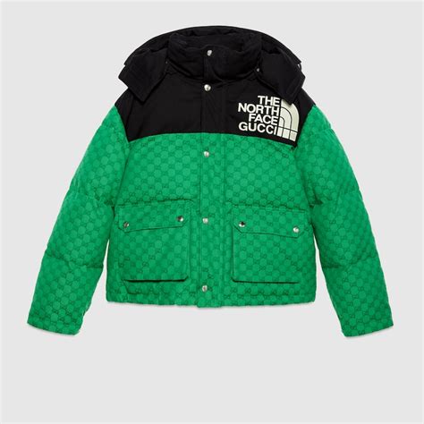 north face green gucci jacket|north face gucci for sale.